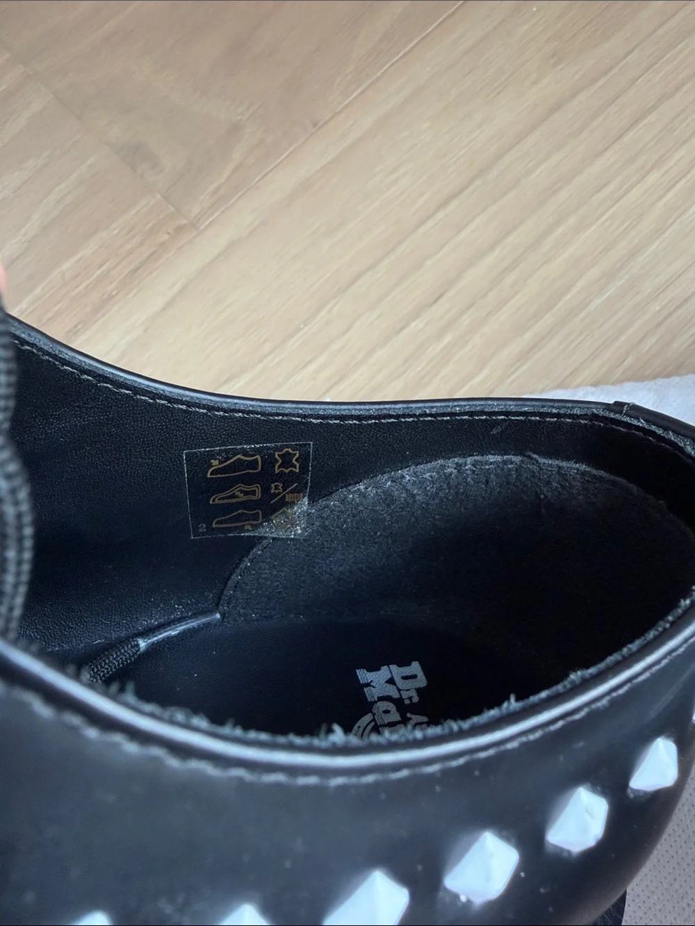 Dr. Martens black leather
